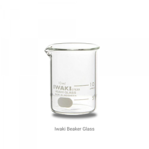 Iwaki beaker glass low form