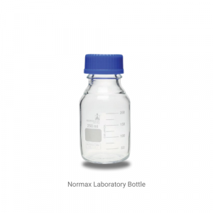 botol laboratorium normax tutup biru