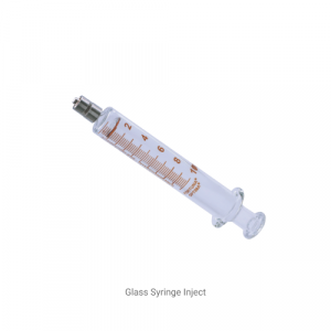 jual reusable glass syringe injection 10 ml metal cone luer lock