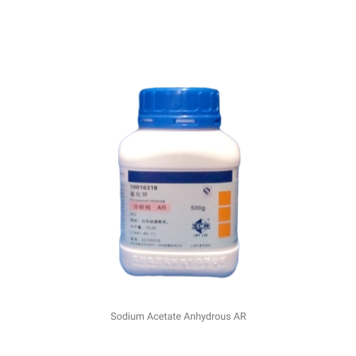 jual sodium acetate anhydrous AR 500 gram harga distributor jakarta
