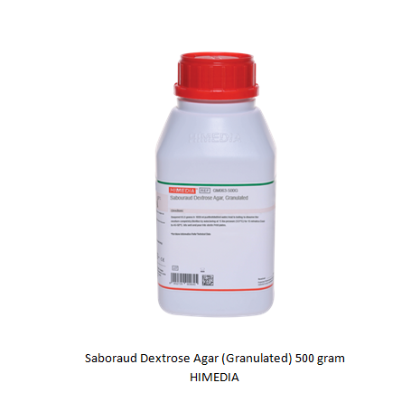 Saboraud Dextrose Agar (Granulated) 500 gram HIMEDIA
