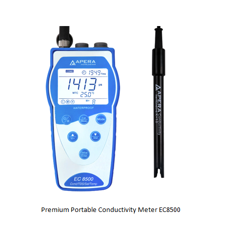 Premium Portable Conductivity Meter EC8500