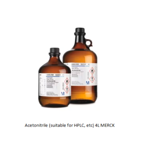 Acetonitrile (suitable for HPLC, etc) 4L MERCK