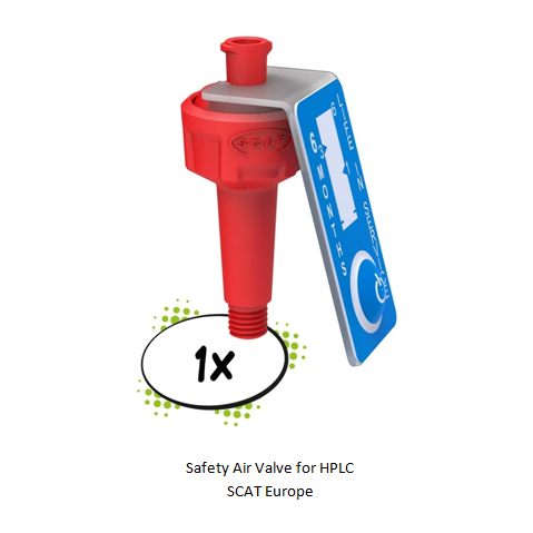 Safety Air Valve for HPLC SCAT Europe