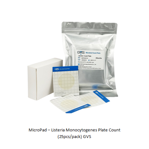MicroPad – Listeria Monocytogenes Plate Count (25pcs/pack) GVS