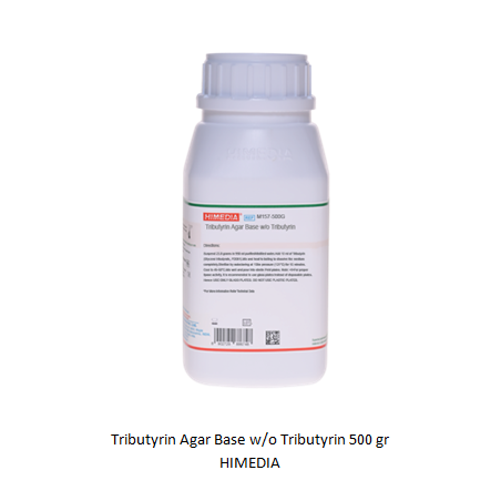 Tributyrin Agar Base w/o Tributyrin 500 gr HIMEDIA