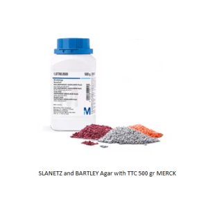 SLANETZ and BARTLEY Agar with TTC 500 gr MERCK