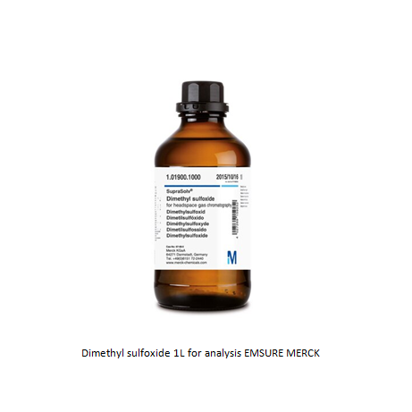 Dimethyl sulfoxide 1L for analysis EMSURE MERCK
