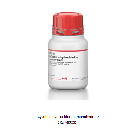 L-Cysteine hydrochloride monohydrate 1Kg MERCK