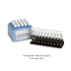 COD Digestion Vials (25 pcs/pack) 3-150 mg/L HACH