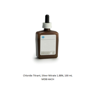 Chloride Titrant, Silver Nitrate 1.88N, 100 mL MDB HACH