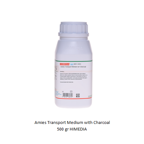 Amies Transport Medium with Charcoal 500 gr HIMEDIA