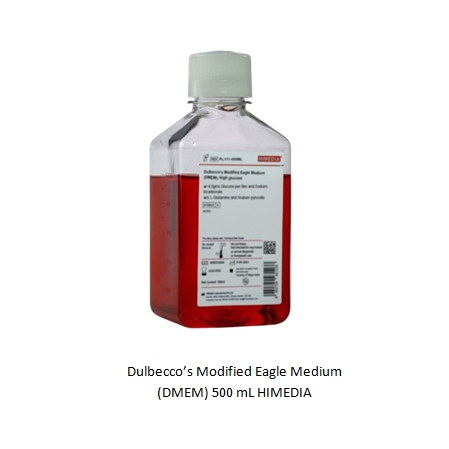 Dulbecco’s Modified Eagle Medium (DMEM) 500 mL HIMEDIA