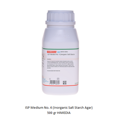 ISP Medium No. 4 (Inorganic Salt Starch Agar) 500 gr HIMEDIA