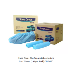 Shoe Cover Alas Sepatu Laboratorium Non Woven (100 per Pack) ONEMED