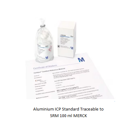 Aluminium ICP Standard Traceable to SRM 100 ml MERCK