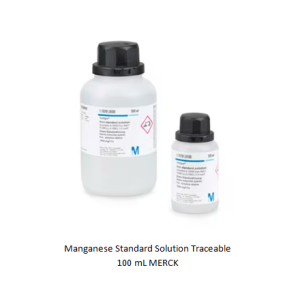 Manganese Standard Solution Traceable 100 mL MERCK