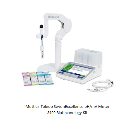 Mettler-Toledo SevenExcellence pH/mV Meter S400 Biotechnology Kit