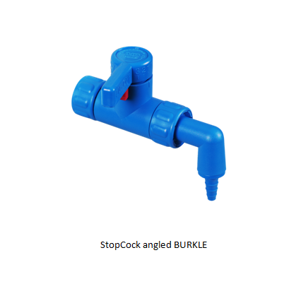 StopCock angled BURKLE