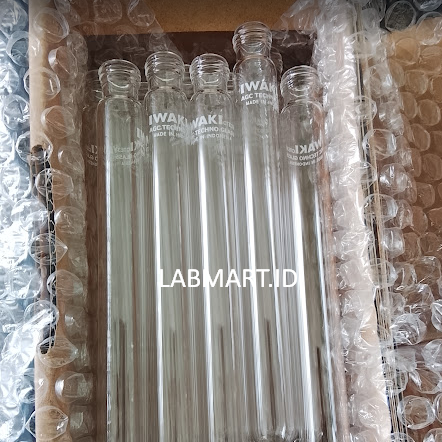 test tube with screw without cap IWAKI