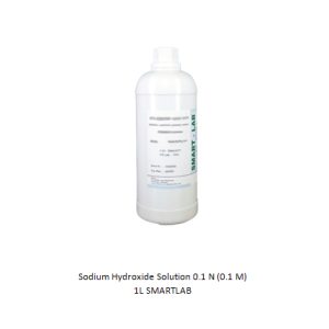 Sodium Hydroxide Solution 0.1 N (0.1 M) 1L SMARTLAB