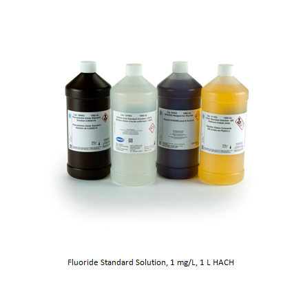 Fluoride Standard Solution, 1 mg/L, 1 L HACH