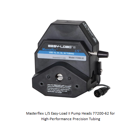 Masterflex L/S Easy-Load II Pump Heads 77200-62 for High-Performance Precision Tubing