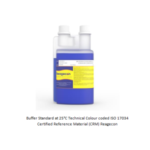 Buffer Standard at 25°C Technical Colour coded ISO 17034 Certified Reference Material (CRM) Reagecon