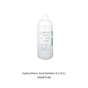 Hydrochloric Acid Solution 0.1 N 1L SMARTLAB