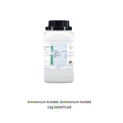 Ammonium Acetate (Ammonium Asetat) 1Kg SMARTLAB