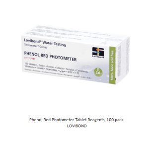 Phenol Red Photometer Tablet Reagents, 100 pack LOVIBOND