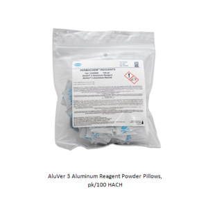 AluVer 3 Aluminum Reagent Powder Pillows, pk/100 HACH