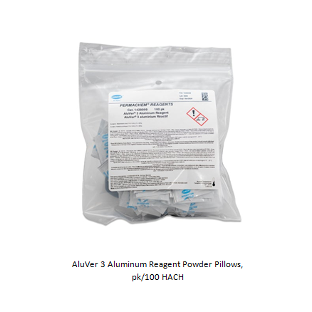 AluVer 3 Aluminum Reagent Powder Pillows, pk/100 HACH