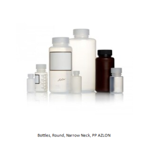 Bottles, Round, Narrow Neck, PP AZLON