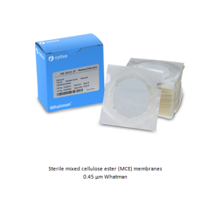 Sterile mixed cellulose ester (MCE) membranes 0.45 µm Whatman