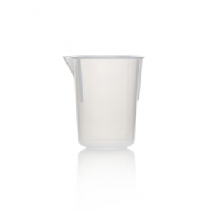 Beaker Plastic, PP, ISO 7056 (BPM0025P, BPM0050P, dst) AZLON