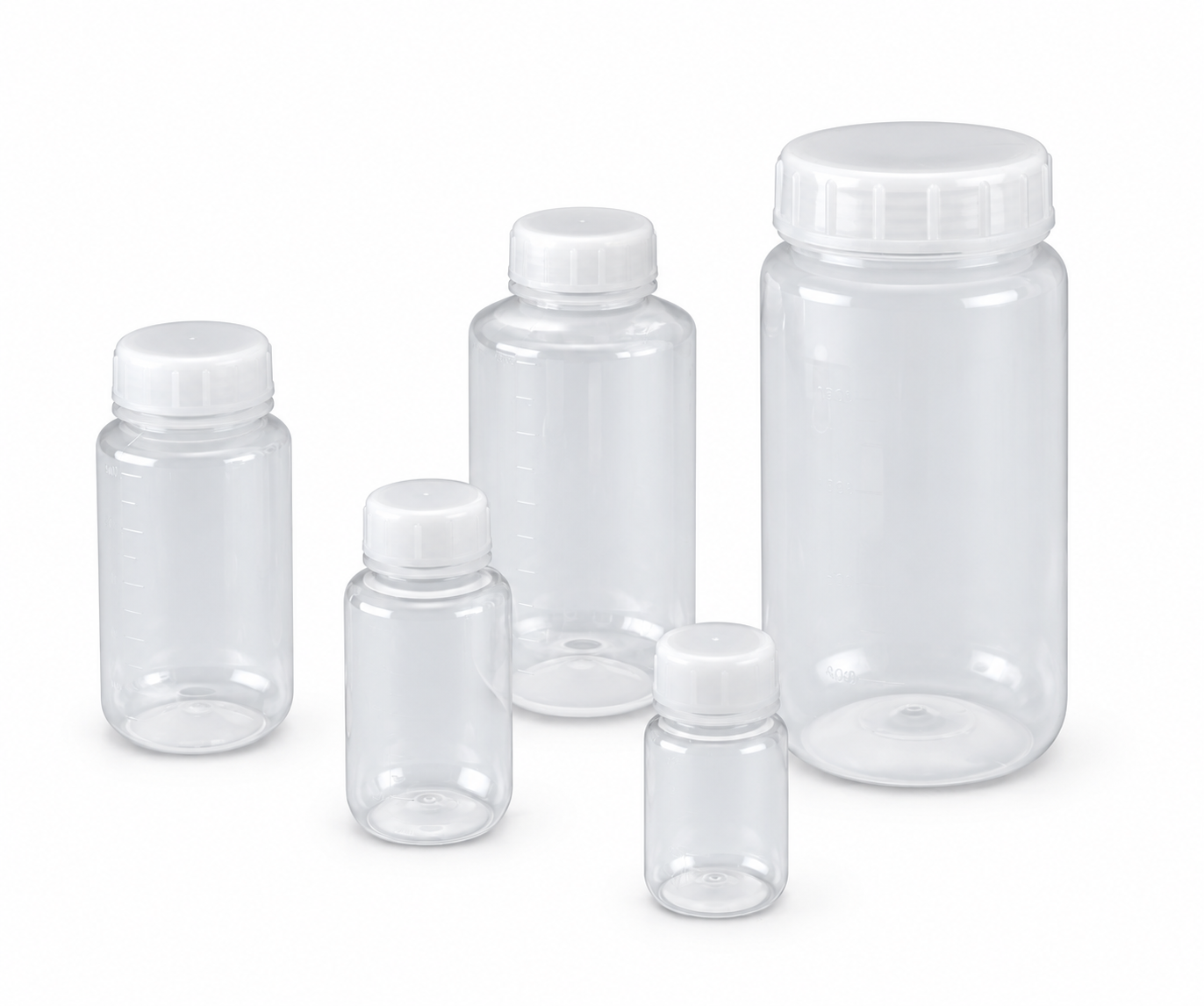 JP-Bottle, Wide Mouth, Clear (1101-02,1101-03,1101-04, dst) NIKKO