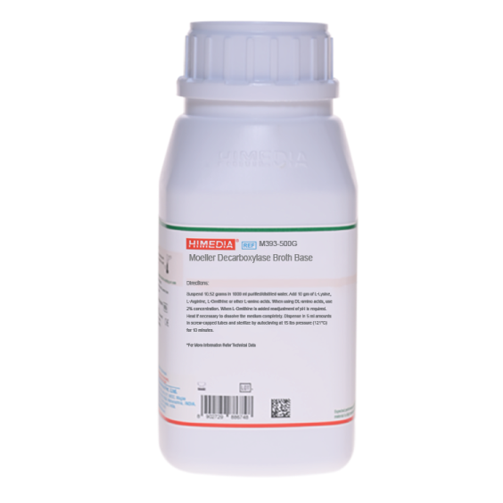 Decarboxylase Broth Base, Moeller (Moeller Decarboxylase Broth Base) M393-500G HIMEDIA