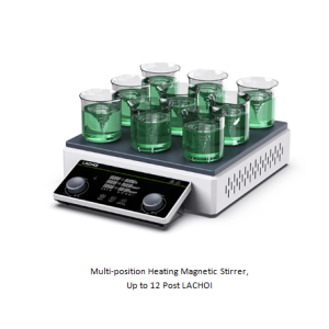 Multi-position Heating Magnetic Stirrer, Up to 12 Post LACHOI
